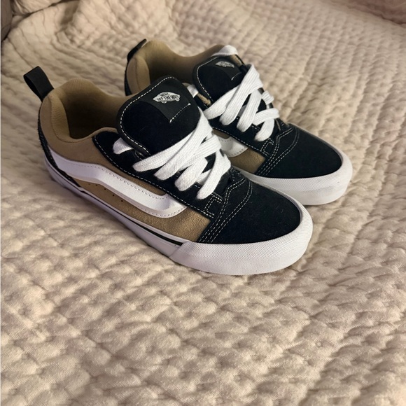 Vans Other - NEW Vans Unisex Knu Skool Sneakers in Black, Tan and White